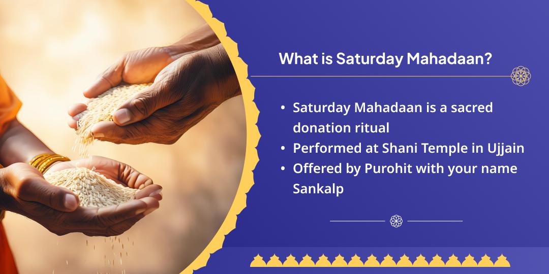 Saturday Special Navgraha Shani Temple Mahadan Seva