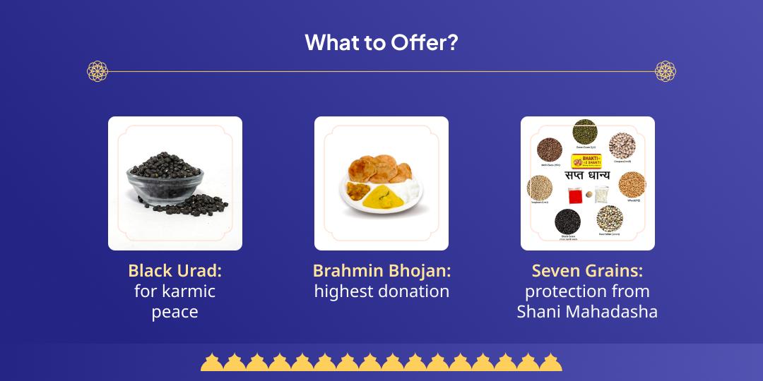 Saturday Special Navgraha Shani Temple Mahadan Seva