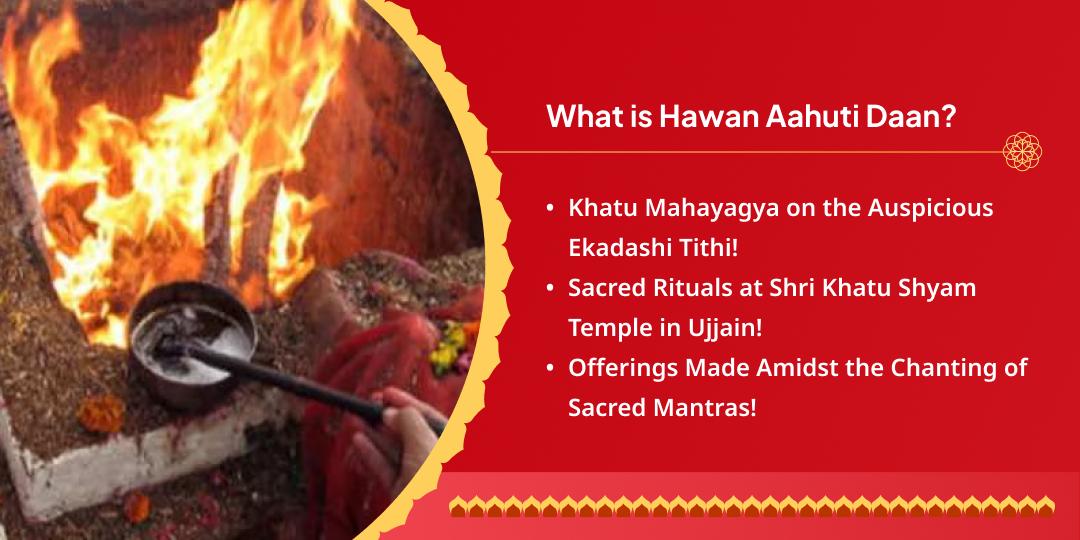 Khatu Shyam Mandir Hawan Aahuti Daan