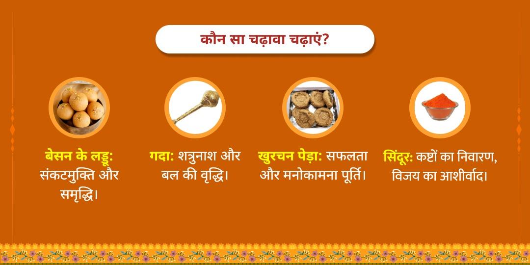 मंगलवार श्री हनुमानगढ़ी चढ़ावा