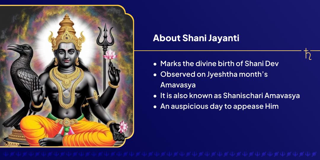 Shani Jayanti Navgrah Shanti Shani Mahadaan